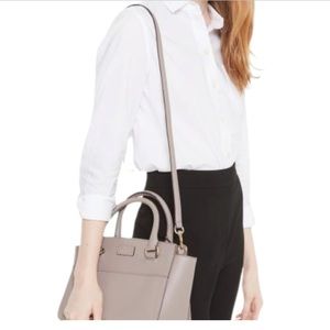 Kate Spade Grey Leather Handbag/Satchel